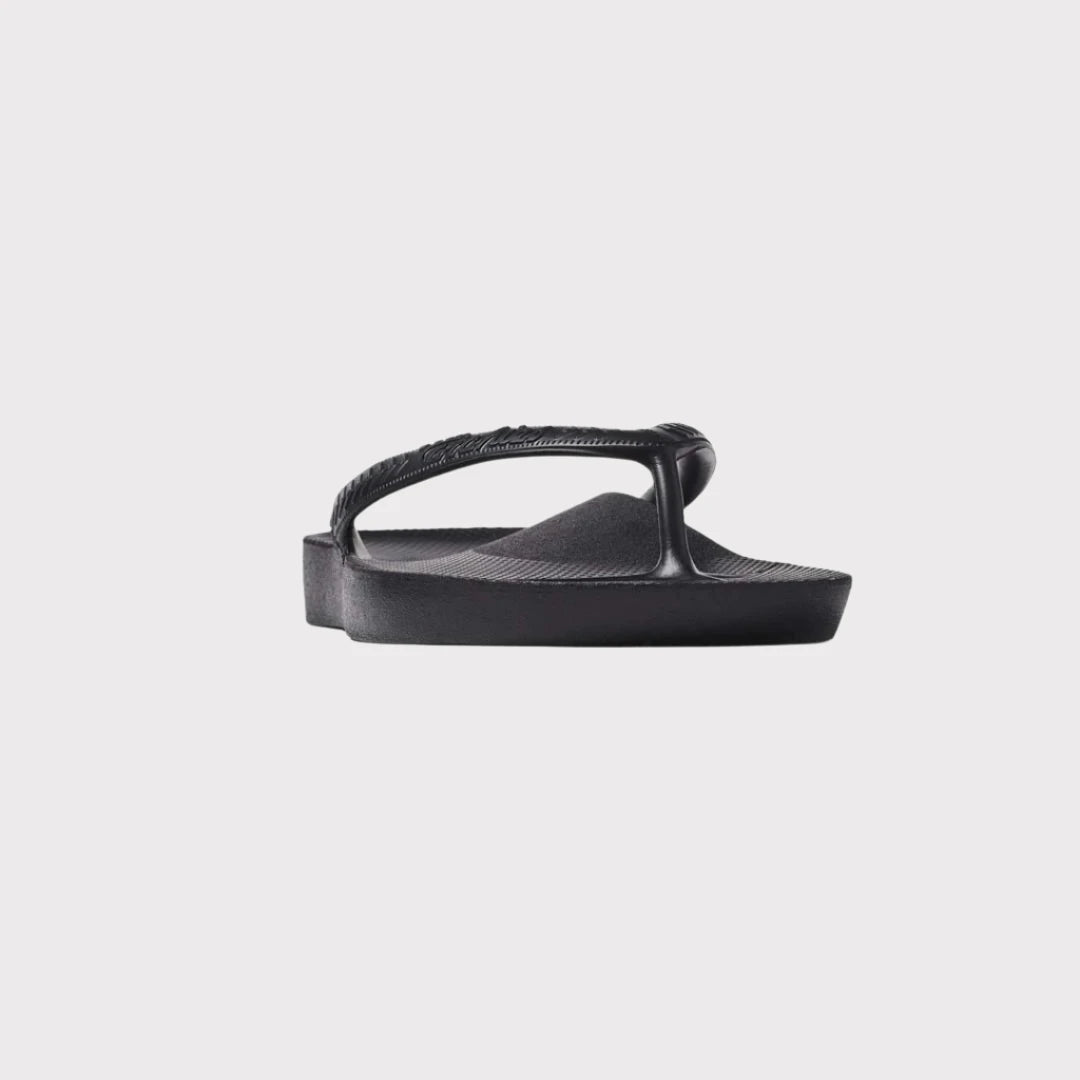 ARCHIES Arch Support Thongs - Black