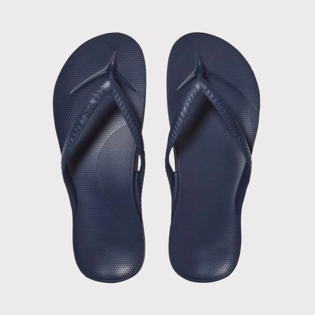 ARCHIES Arch Support Thongs - Navy