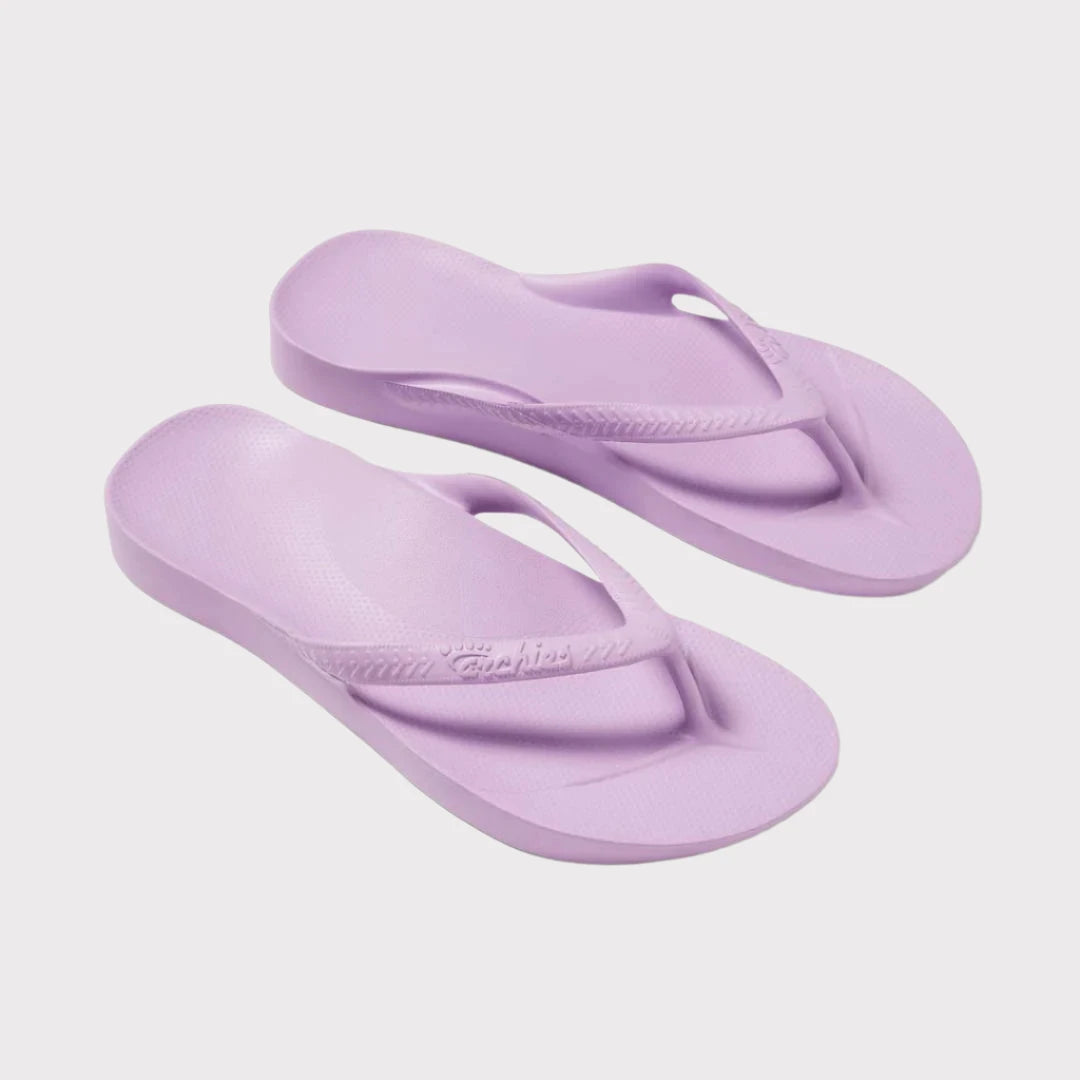ARCHIES Arch Support Thongs - Lilac
