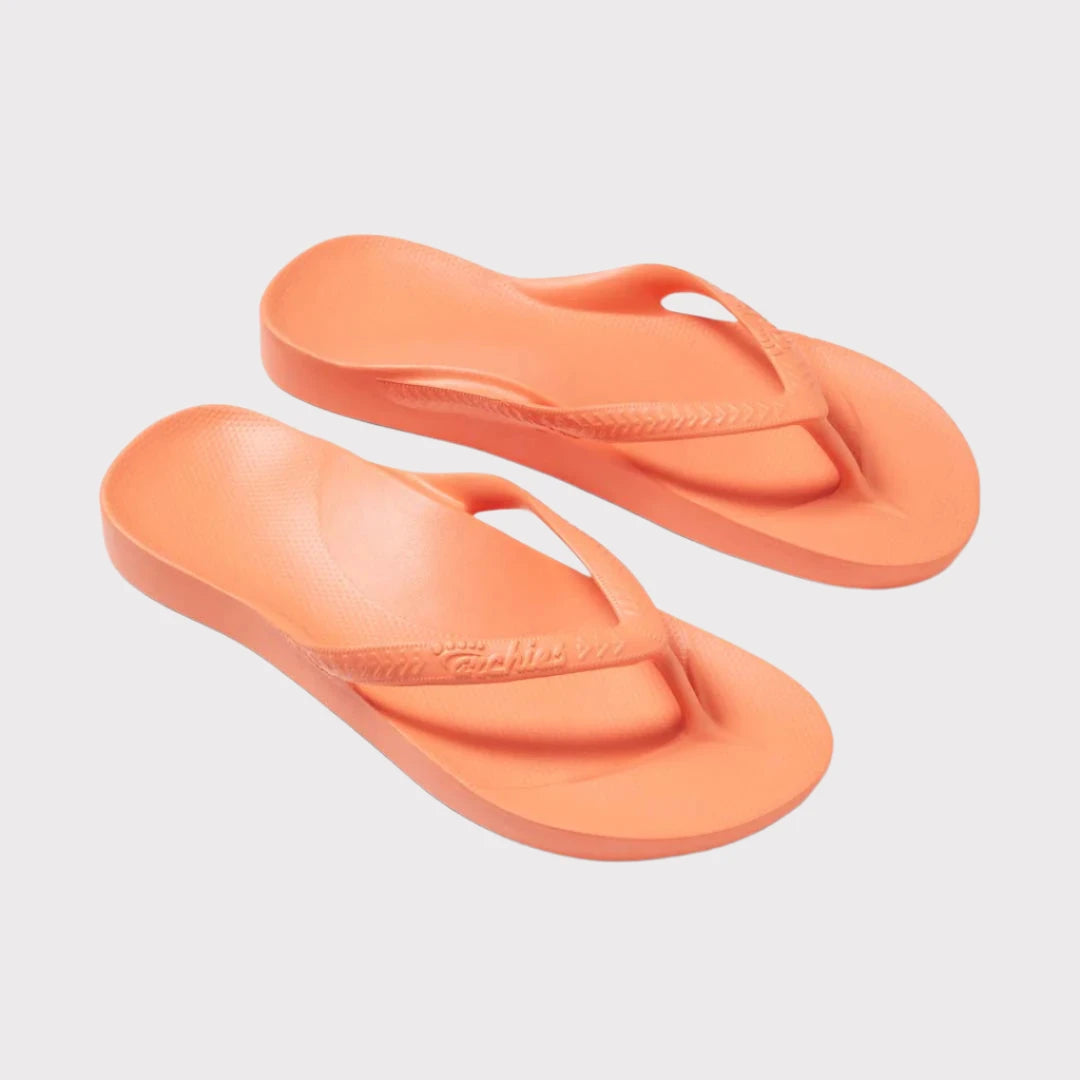 ARCHIES Arch Support Thongs - Peach
