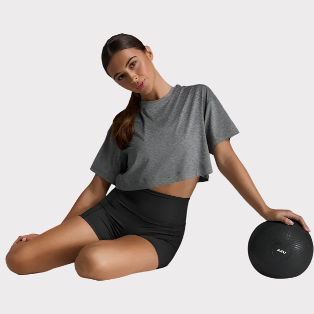 2XU Womens Form Soft Jersey Crop Tee