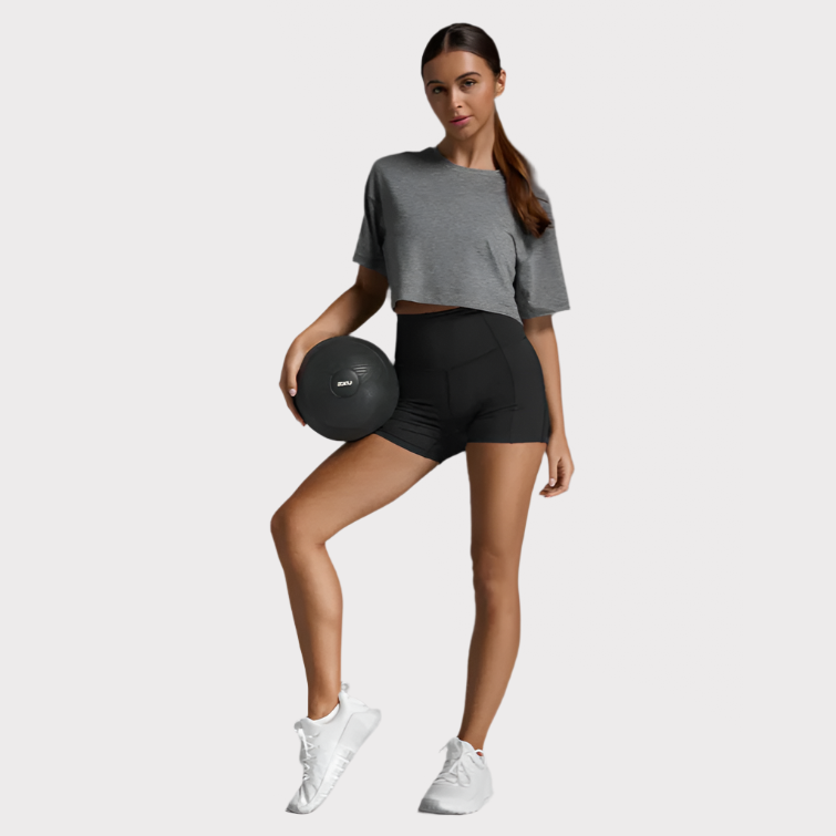2XU Womens Form Soft Jersey Crop Tee