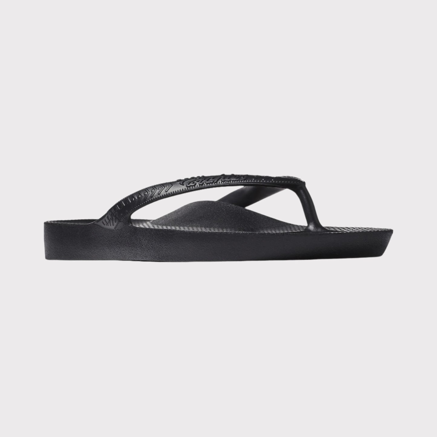 ARCHIES Junior Arch Support Thongs - Black