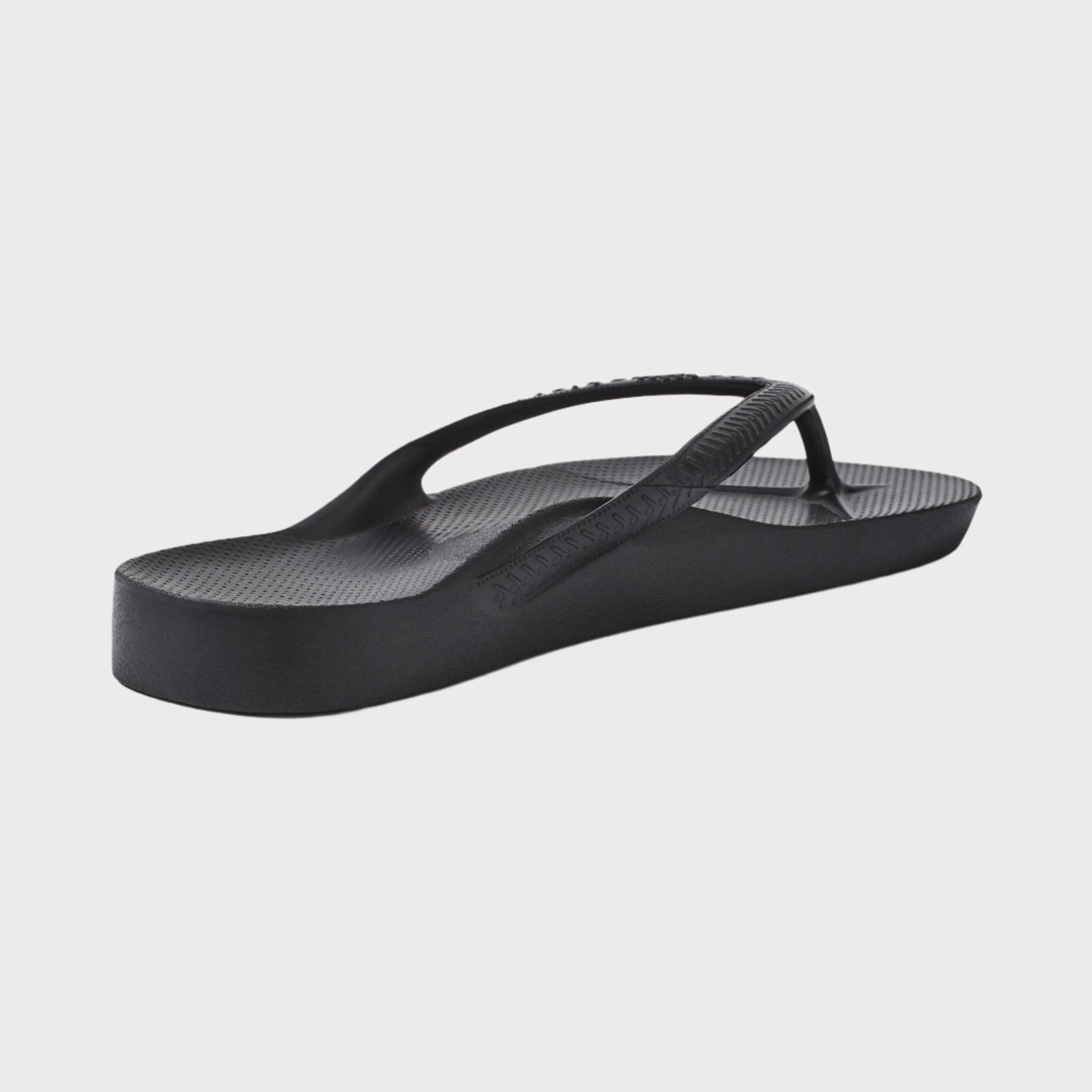 ARCHIES Junior Arch Support Thongs - Black