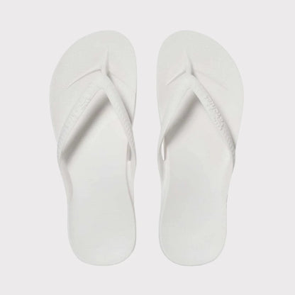 ARCHIES Arch Support Thongs - White