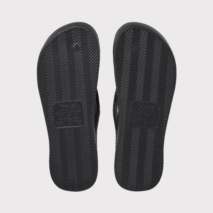 ARCHIES Junior Arch Support Thongs - Black